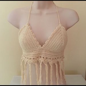 Handmade crochet crop top